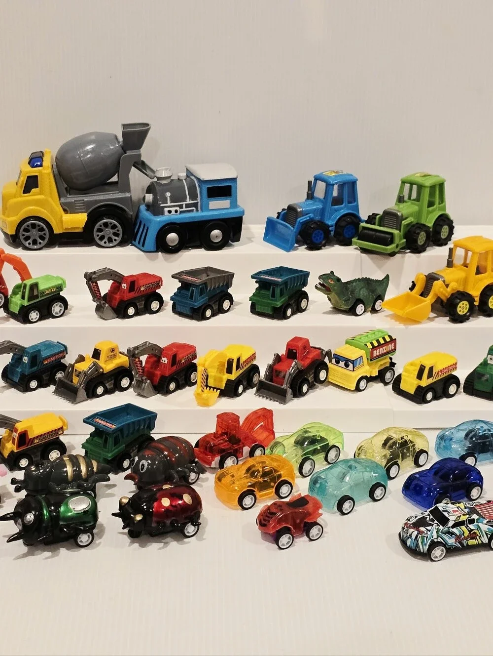 Pull Back Car and Truck Vehicle Set